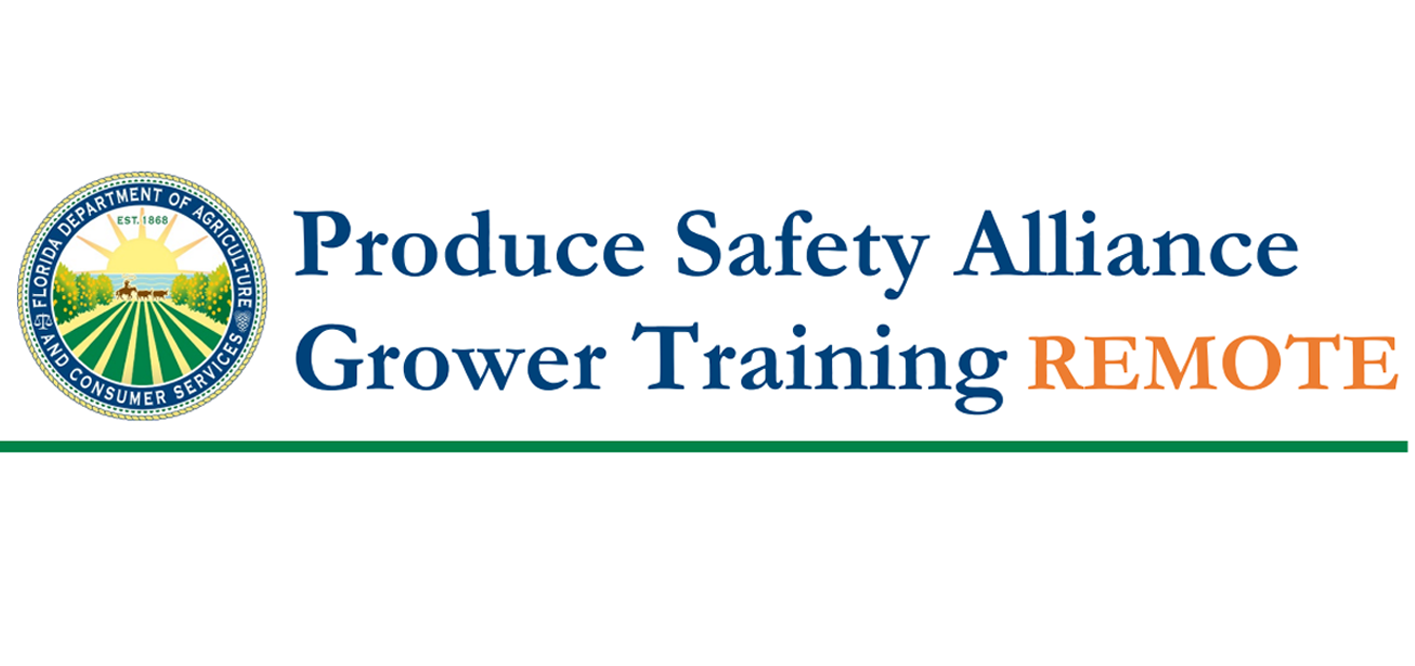 Produce Safety Alliance Growers Training Remote